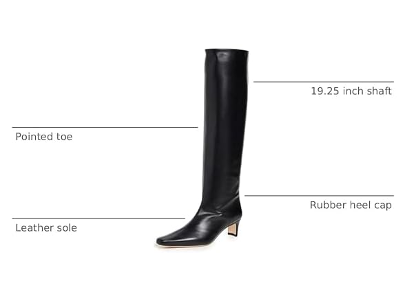 STAUD Women's Wally Boots, Black, 9