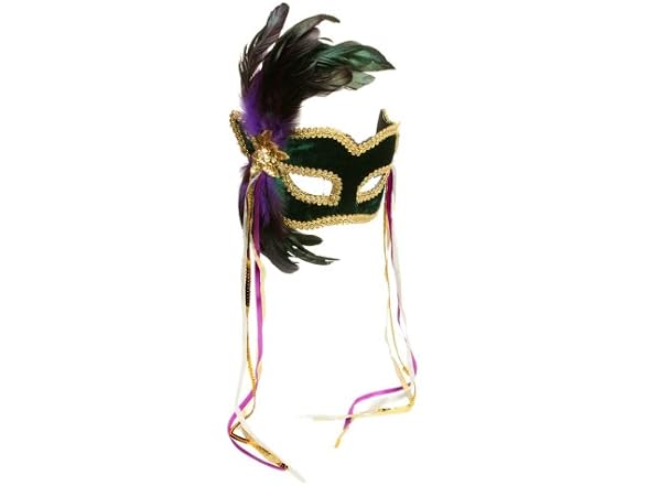 Rubies Peacock Carnival Half Mask for Adults