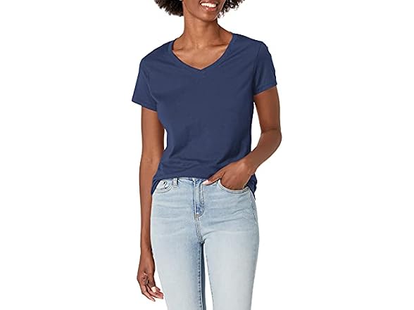 Hanes Women X-temp V-neck T-shirt