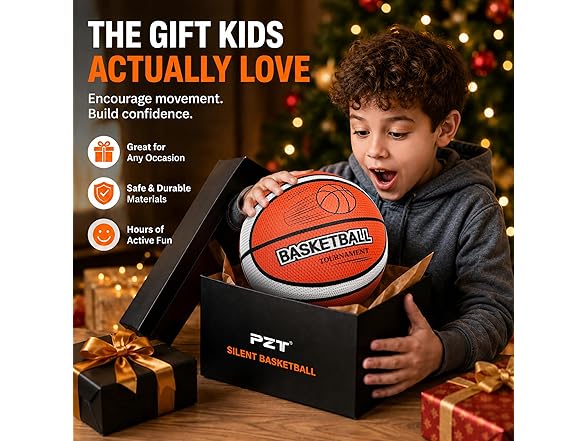 PZT Silent Basketball Size 7