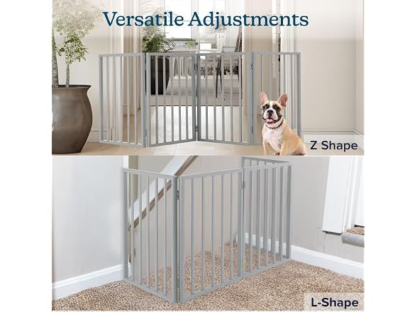 PETMAKER Pet Gate, 4 Panel Freestanding Dog