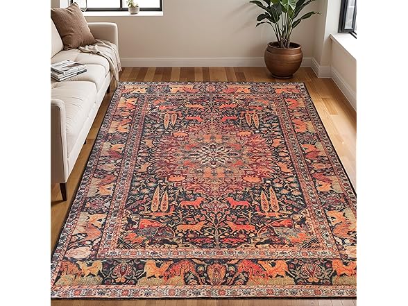 Superior 10'x14' Bohemian Floral Medallion Area Rug
