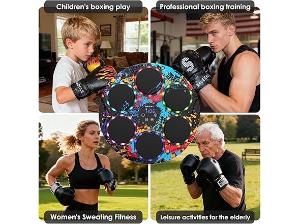 Music Boxing Machine with Gloves