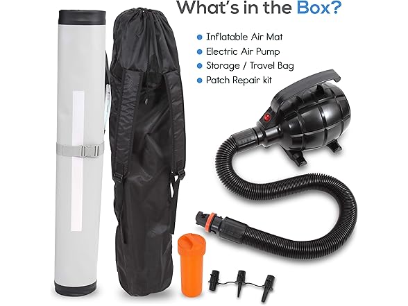 SereneLife Inflatable Gymnastics Mat 9.8 ft Air Track Tumble Mat - Gallery 7