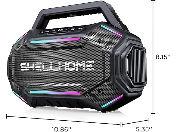 80W Bluetooth 6.0 Outdoor Speakers