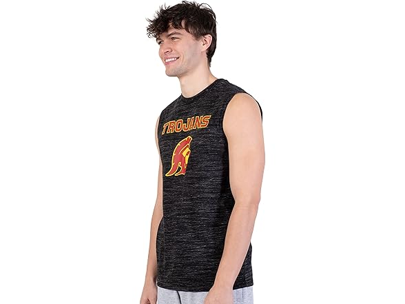 Ultra Game Men's Tank Black Space Dye (S)