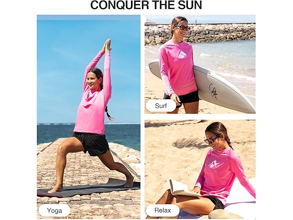 Kanu Surf Women's Pink Rashguard (XL)