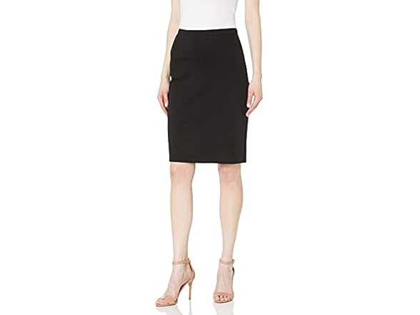 Star Vixen Black Slit Pencil Skirt (S)