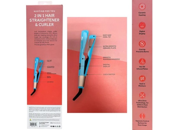 Hair Straightener & Curling Iron