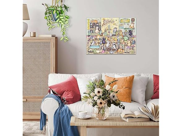 Crazy Cat's Easter Eggstravaganza 1000 Piece Puzzle