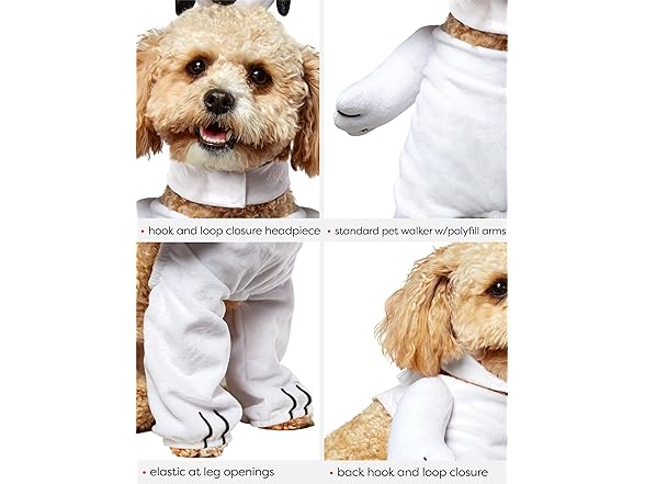 Peanuts: Snoopy Pet Costume for For Dogs or Cats