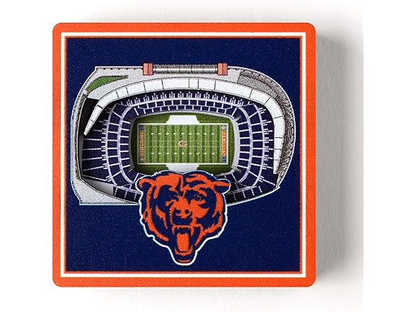Chicago Bears Stadium Magnets