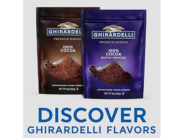 GHIRARDELLI Premium Baking Cocoa 8 oz