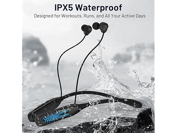 Podity Neckband Bluetooth Headphones