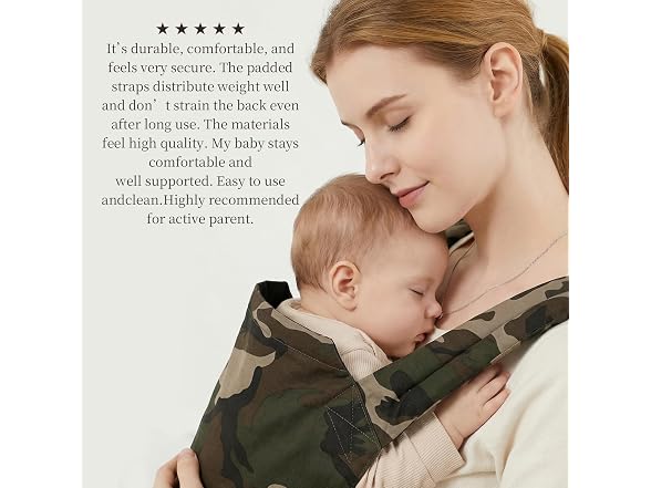 MISSWISDOM Baby Carrier Camouflage