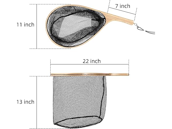  GarveeLife Trout Fishing Net
