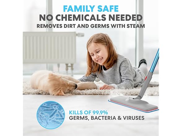 SIMPLI-MAGIC Simpli-Magic 10-in-1 Steam Mop with Deta