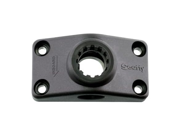 Side/Deck Mounting Bracket, Black Scotty 0241-Bk