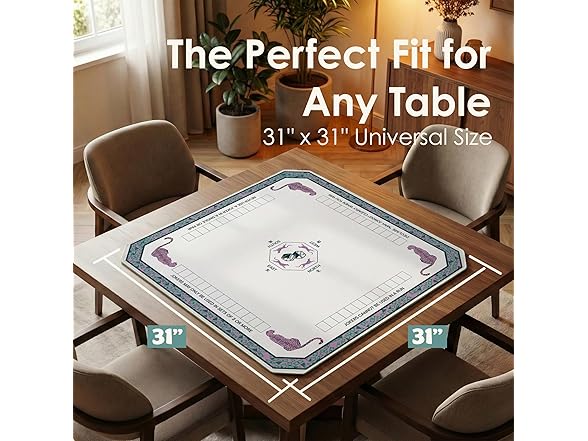 ALLINCOZY Mahjong Mat