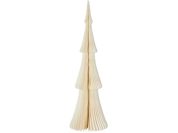 Honeycomb Paper Christmas Trees Warm White