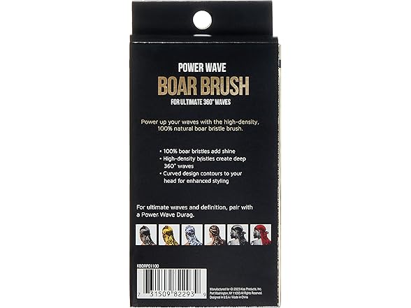 KISS COLORS & CARE 360° Power Wave Premium Brush 