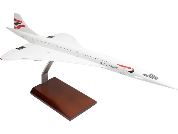 SkyMarks Elite British Airways Concorde 1/100 Scale Model