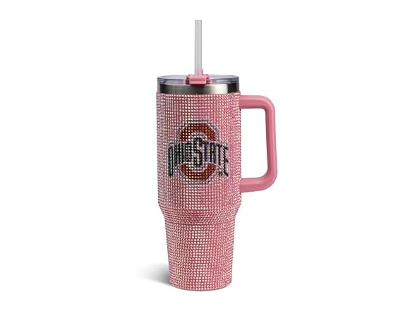 Memory Company NCAA Pink Bling Tumbler