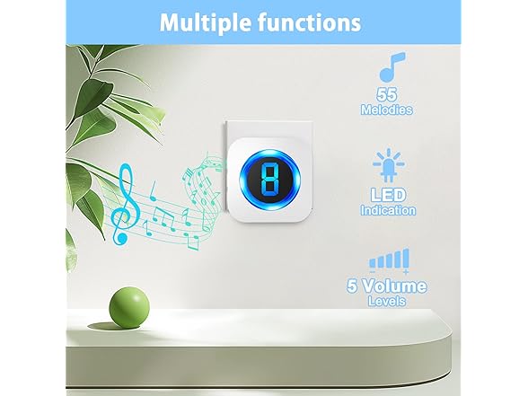 SURFOU Wireless Doorbell