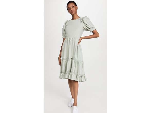 English Factory Women (XS) Ruffle Detail Dress