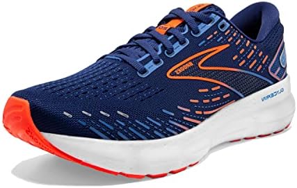 Brooks Glycerin 20 Men's Shoes Blue Depths/Palace Blue/Orange Size 8