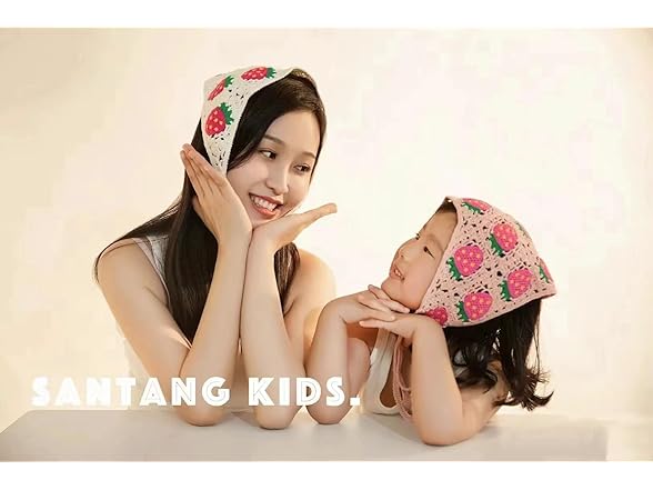 Voeveg 3Pcs Crochet Bandana 