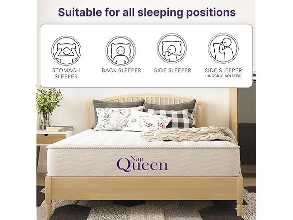 NapQueen 8 Inch Innerspring Full Mattress