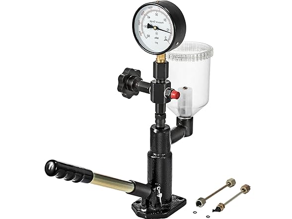 SKYSHALO Diesel Injector Tester with Dual Scale Gauge