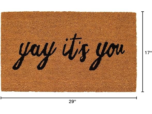 Calloway Mills Yay Its You Doormat 17 x 29