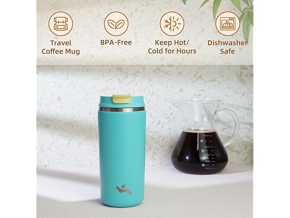 Konokyo 12oz Coffee Tumbler with Lid