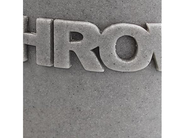 Splash Home Throw Embossed Resin Wastebasket