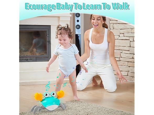Hirger Crawling Crab Baby Toys 6-12 Mo