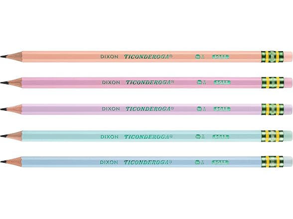 Ticonderoga Ticonderoga Pastel Pencils, 2 Soft,