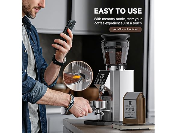 COFIBREWS Burr Coffee Bean Grinder