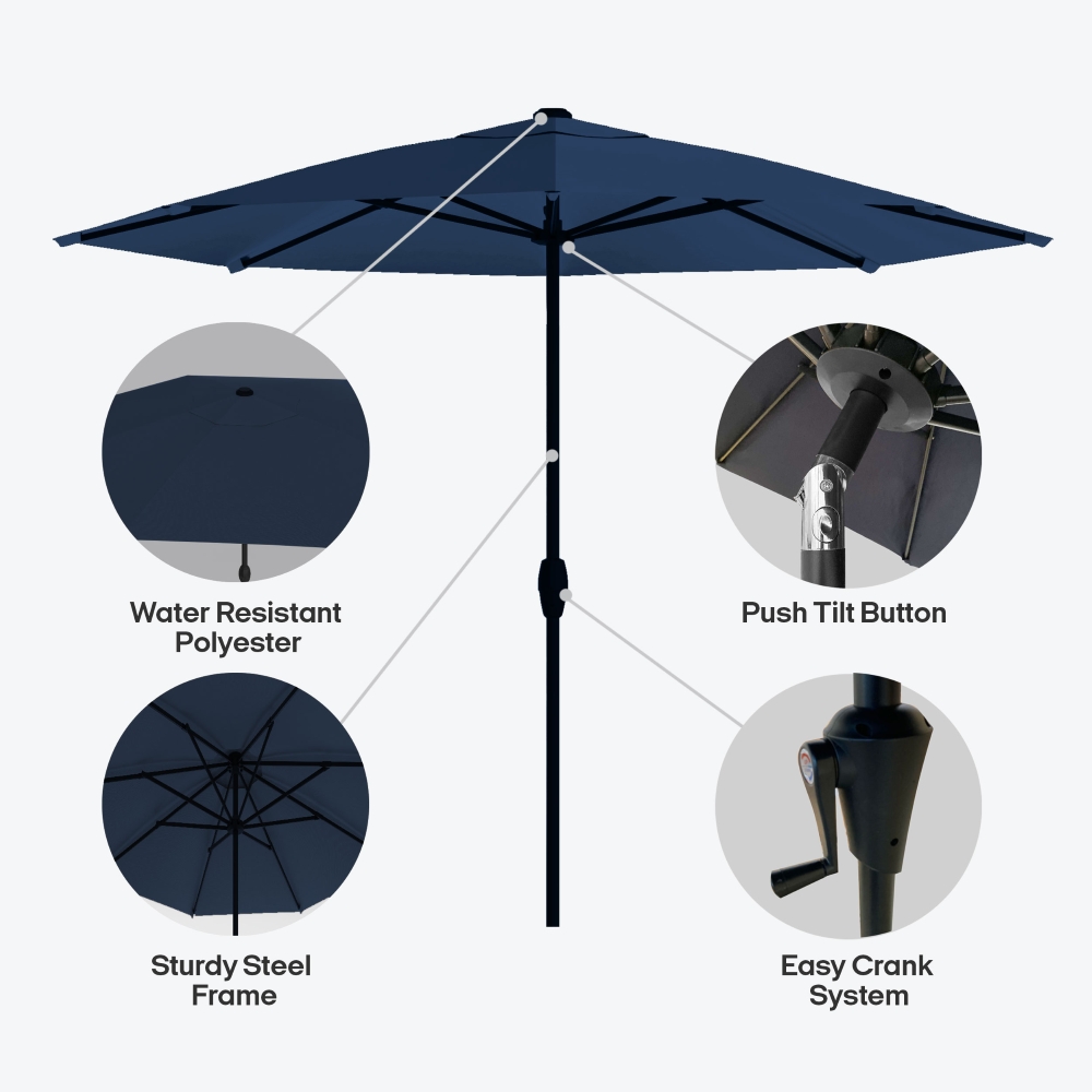 Above QuickSwap 2, 9 FT Umbrella -Choose Color - Gallery 21