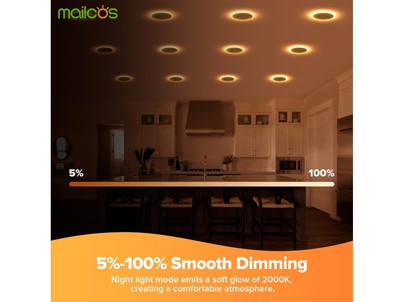Dimmable LED Recessed Ceiling Light 12-Pack
