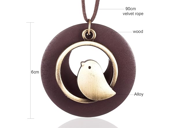 COOSTUFF ANNA Womens Pendant Necklace