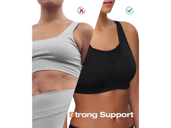 Wingslove Women (34DDD) High Impact Sports Bra