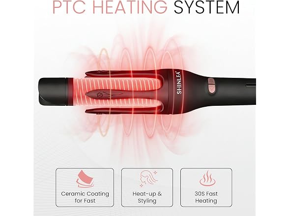 SHINLEA Automatic Hair Curler Automatic Rotating