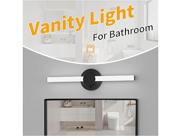 20" Rotatable LED Bathroom Light