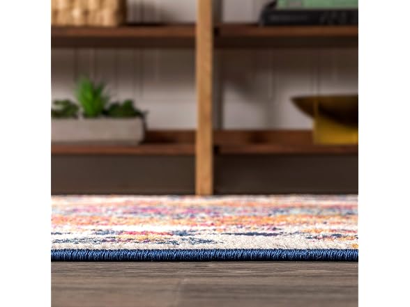 JONATHAN Y Boho Vintage Rug 8x10 Blue