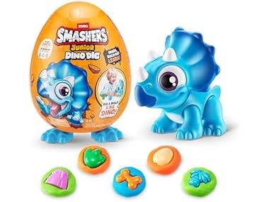 $5.99, Was $12.99, 53% Off! ZURU Smashers Junior Dino Dig, Triceratops dealfomo