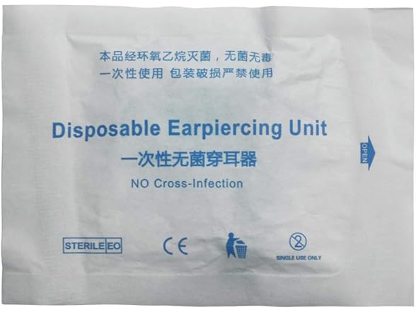 ZHIYE Pimoys 12pcs Painless Ear Piercing