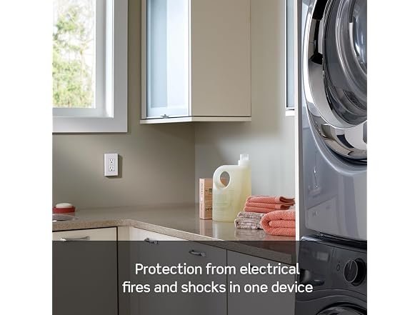 Leviton Dual-Function AFCI/GFCI Outlet,