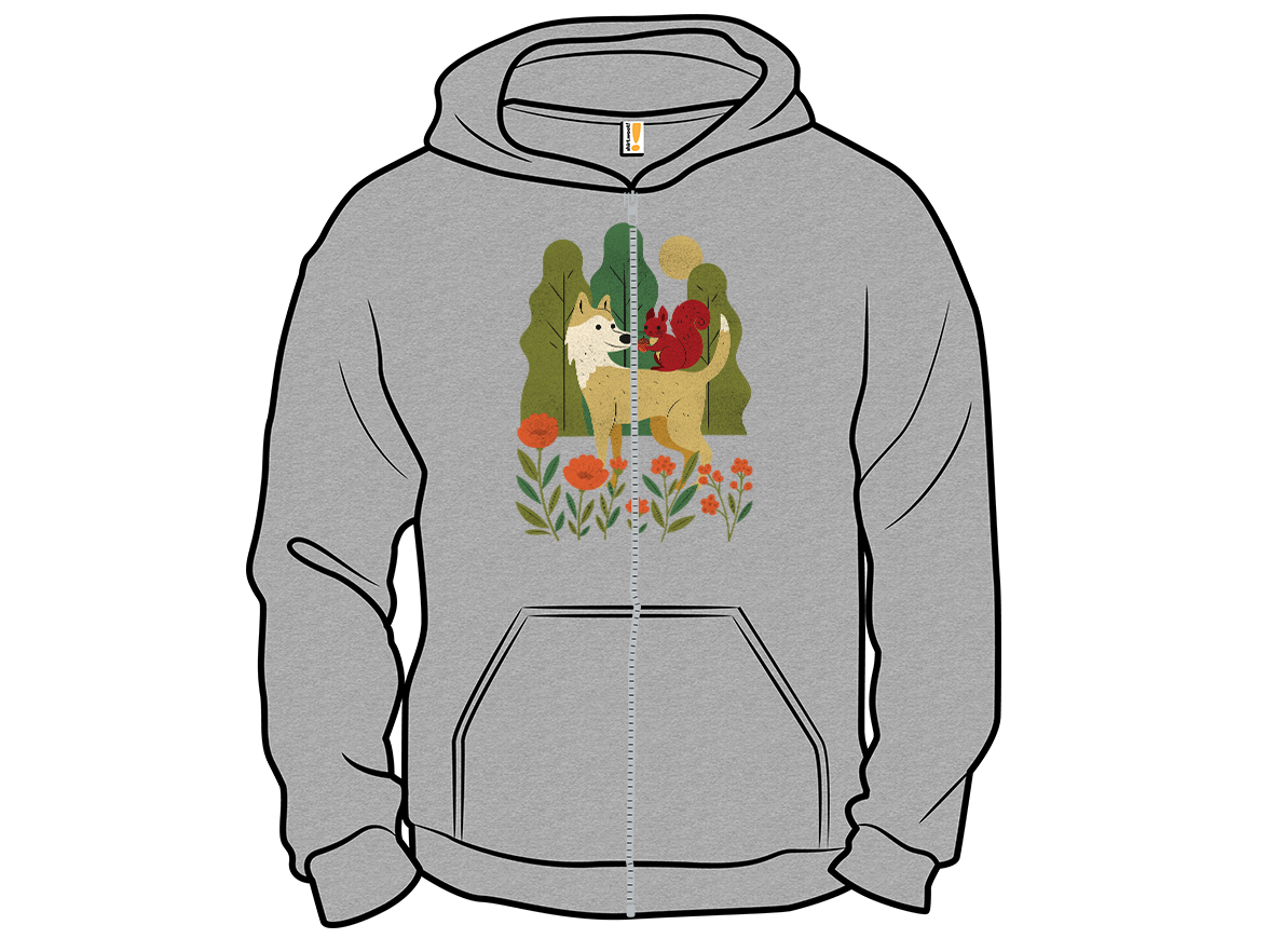 Dog and Squirrel in the Park - Gallery 14